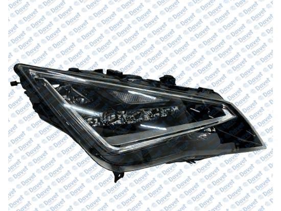 FARLAS 182020116 Far Sag Seat Leon 13>18 Siyah Led Beyinli E-Mark